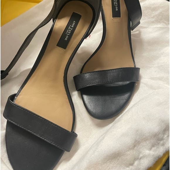 - Ann Taylor Mara Strap sandal in black - Picture 2 of 5